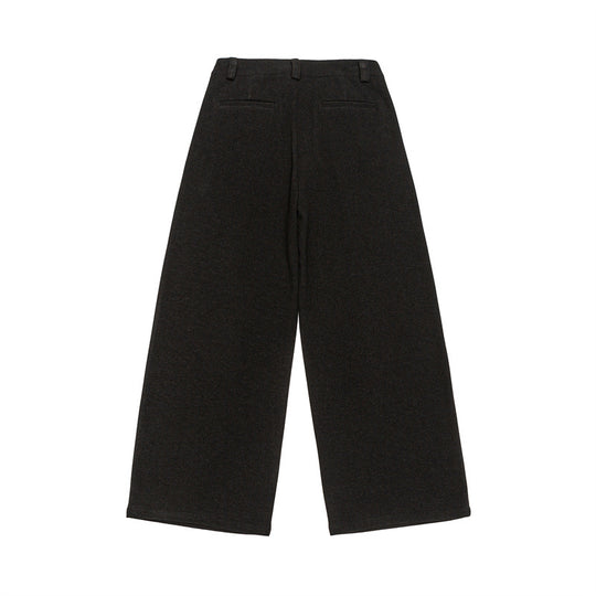 Damen Weite Culotte-Hose mit Bundfalten und hoher Taille Shop Nory