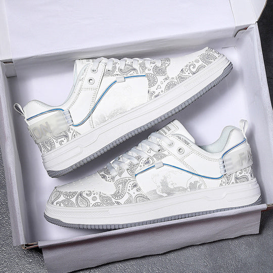 Damen Low-Top Designer-Sneaker mit feinem Paisley-Print und dämpfender Cupsohle Shopy Nory