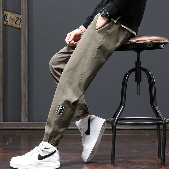 Herren Relaxed-Fit Joggerhose mit elastischem Bund, Kordelzug und Bündchen Shop Nory
