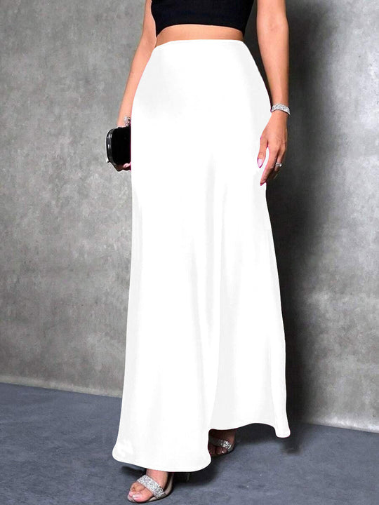 Damen Maxirock mit fließendem Schnitt und elegantem Fall