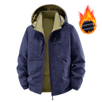 Dunkelblau–Khaki
