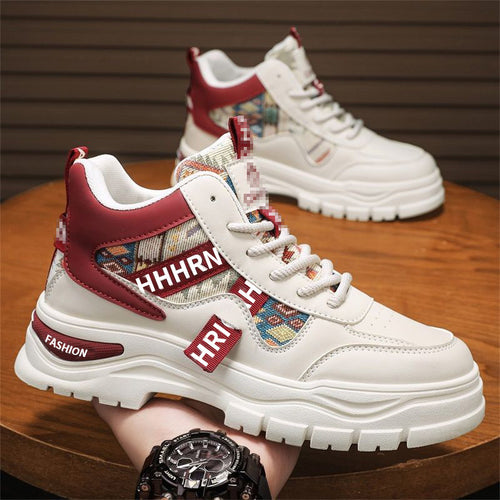 Herren Plateau-Sneaker mit Ethno-Gewebeeinsätzen Shop Nory