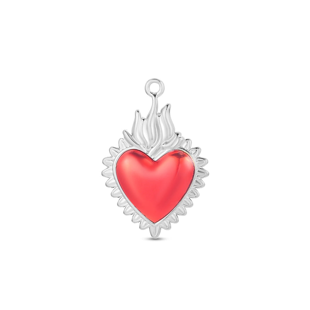 Damen Geschenk Anhänger in Herzform mit strahlendem Goldrahmen Shop Nory