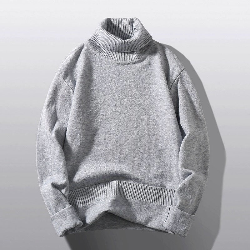 Herren bequemer Rollkragenpullover