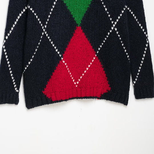 Damen Grobstrick-Pullover mit Argyle‑Muster und Oversize‑Schnitt Shop Nory