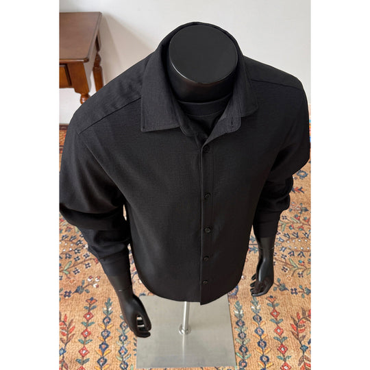 Herren Klassisches Langarmhemd Shop Nory