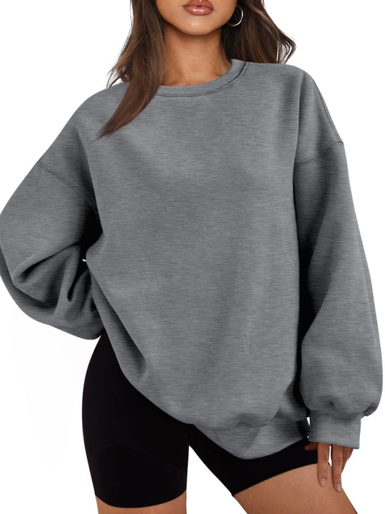Damen nan Boxy-Crewneck-Sweat mit extraweiter Passform, Raglanärmeln und weichem Fleece-Innenfutter Shop Nory
