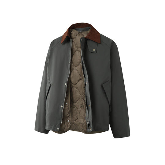 Herren Boxy‑Fieldjacke mit abnehmbarer wattierter Innenweste und Cordkragen Shop Nory