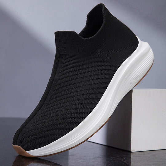 Damen Atmungsaktive Slip-On Strick-Sneakers mit sockenähnlichem Schaft Shop Nory