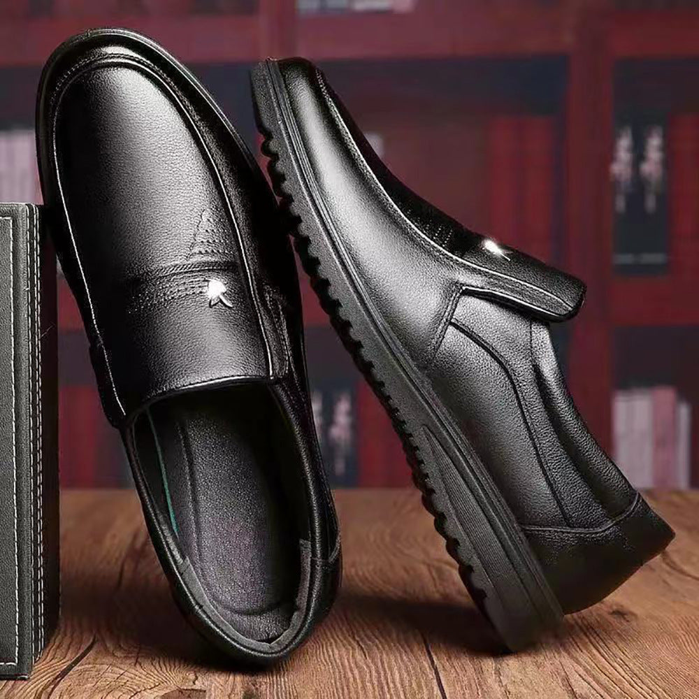 Herren Eleganter Lederoptik-Slipper mit rutschfester Profilsohle Shop Nory