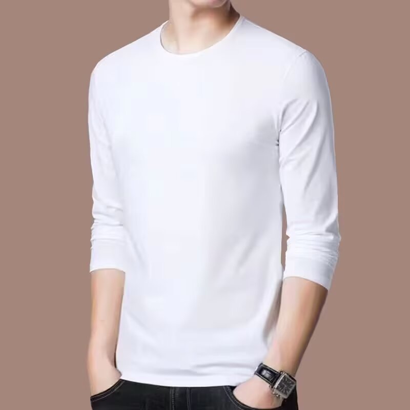Herren Langarmshirt mit eleganter Textur Shop Nory
