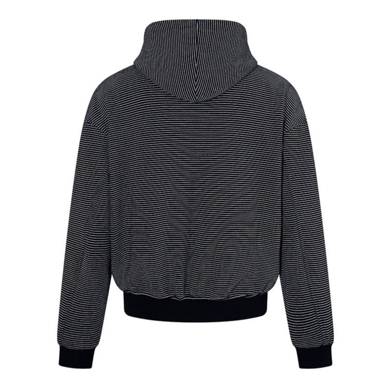 Damen Feinringel-Zipjacke mit hohem Stehkragen, Kängurutaschen und elastischem Saum Shop Nory