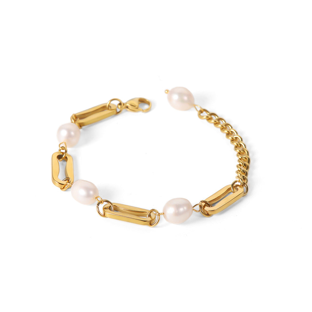 Damen Armband mit elegantem Perlendesign und modischem Kettenschnitt Shop Nory