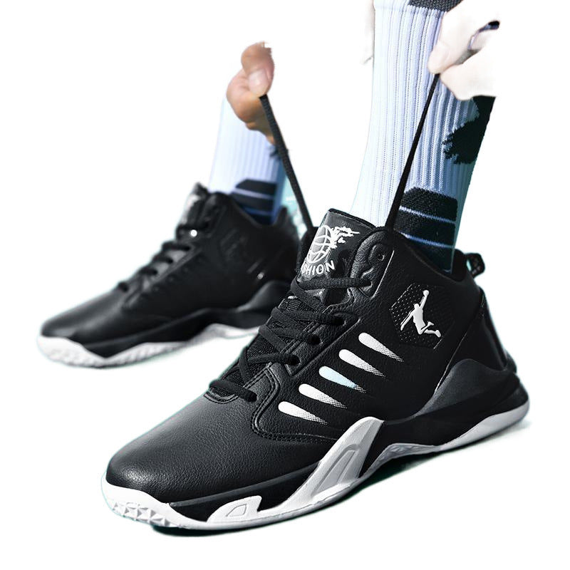 Herren Performance-Basketballschuhe mit gepolsterter Knöchelmanschette und griffiger Courtsohle Shopy Nory