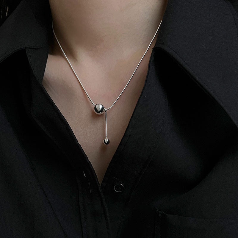 Damen Halskette mit modernem Pendel-Design Shop Nory