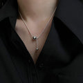 Damen Halskette mit modernem Pendel-Design Shop Nory