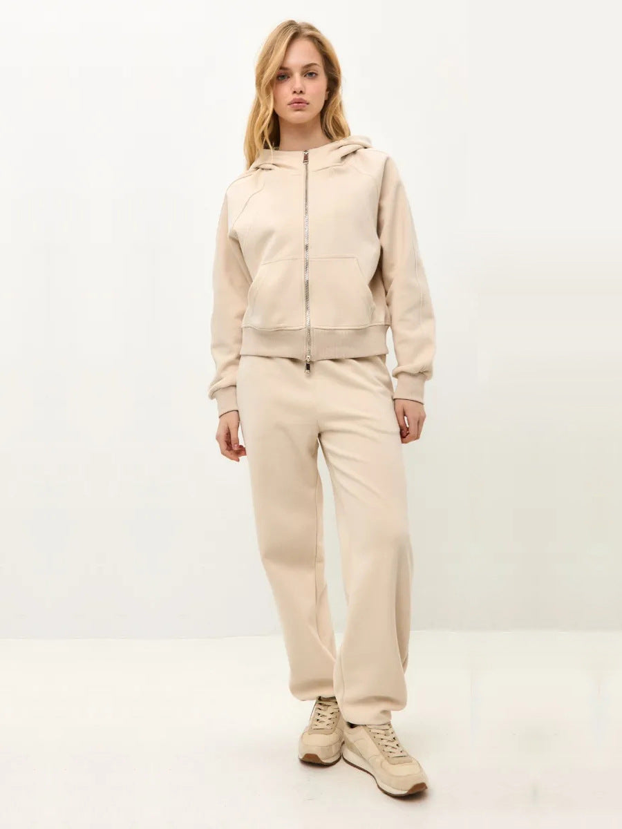 Damen Sportliches Fleece-Jogging-Set Shop Nory