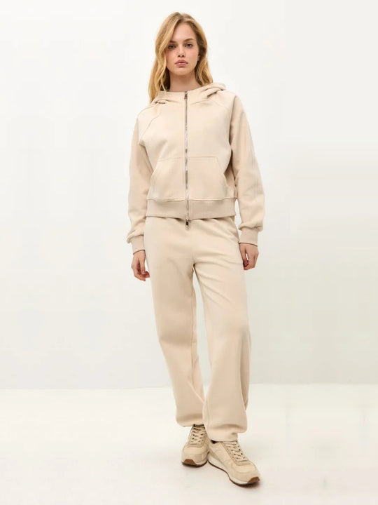 Damen Sportliches Fleece-Jogging-Set Shop Nory