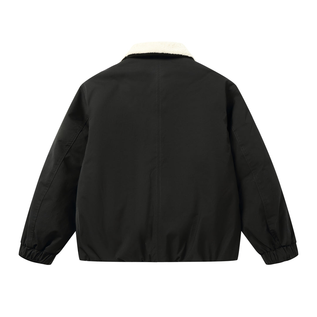 Herren Kurzblouson mit Sherpa-Kragen und Utility-Taschen Shop Nory