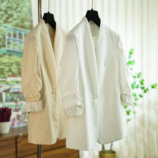 Damen Modischer Blazer mit leicht strukturierter Oberfläche Shop Nory