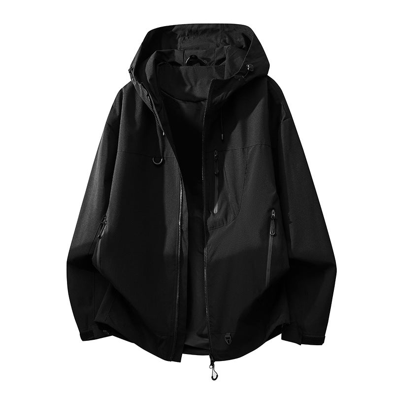 Damen technische Outdoorjacke mit multifunktionalen Taschen und verstellbarem Kapuzensystem ShopNory