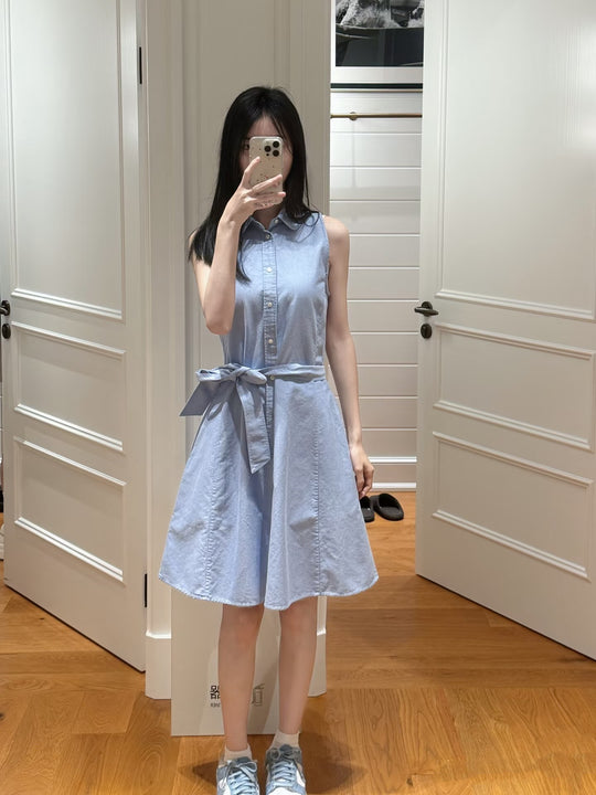 Damen Sommerliches Knoten-Kleid Shop Nory