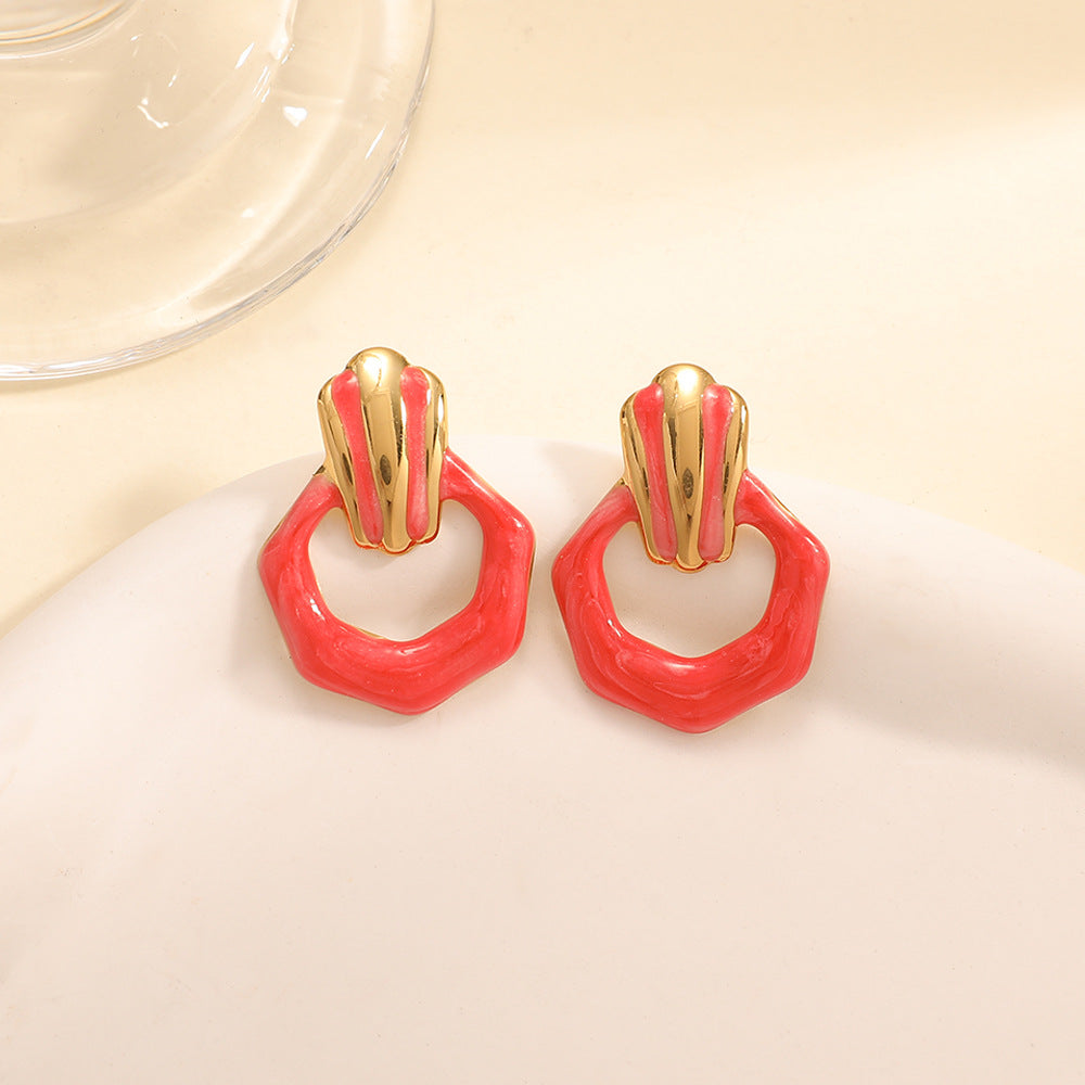 Damen Ohrringe im eleganten Muschel-Design Shop Nory
