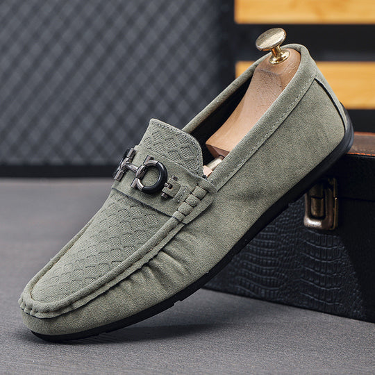 Herren Elegante Velours Mokassins Shop Nory