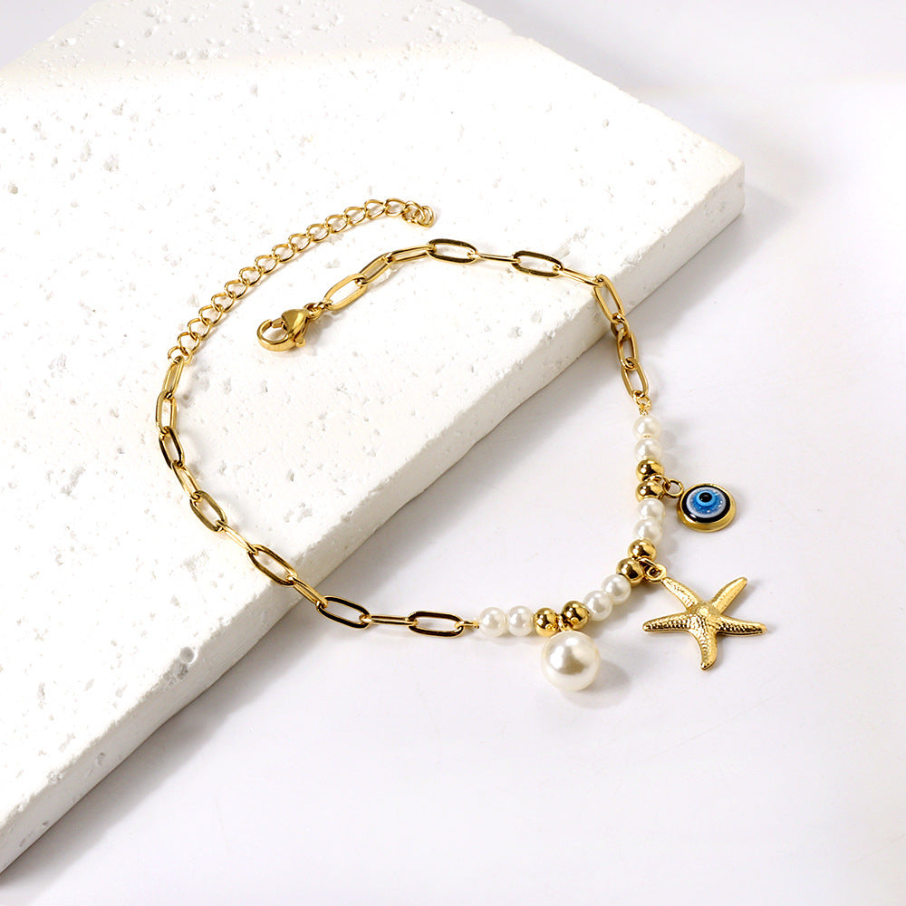 Damen Armband mit bösen Blick Anhänger Shop Nory