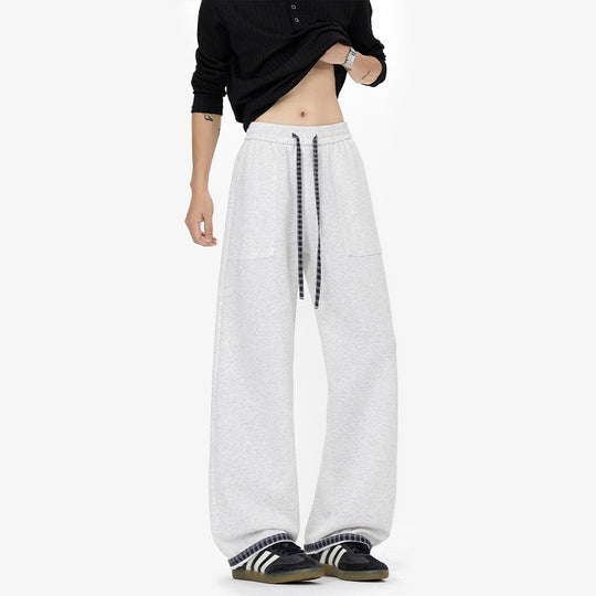 Damen Weit geschnittene Lounge-Sweathose mit hohem Elastikbund und extra-langen Kordeln Shop Nory