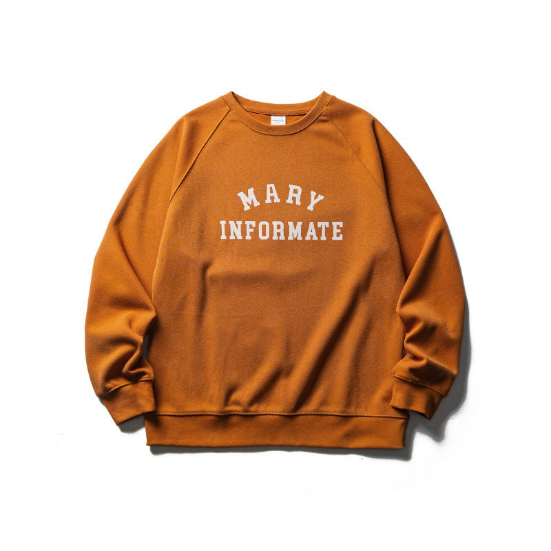 Unisex Oversize-Sweatshirt im Collegiate-Look mit Rundhals und Raglanärmeln Shop Nory