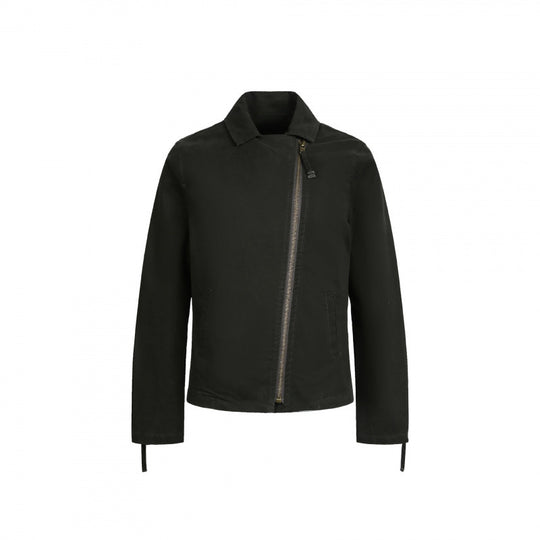 Herren Asymmetrische Bikerjacke mit diagonalem Metallreißverschluss Shop Nory