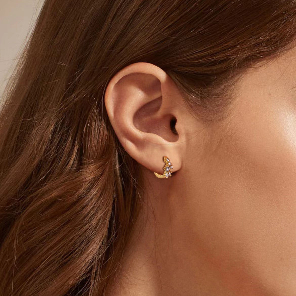 Damen Ohrhänger mit funkelnden Zirkon-Details und elegantem Design Shop Nory