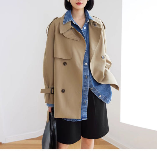 Damen Modische Trenchjacke Shop Nory