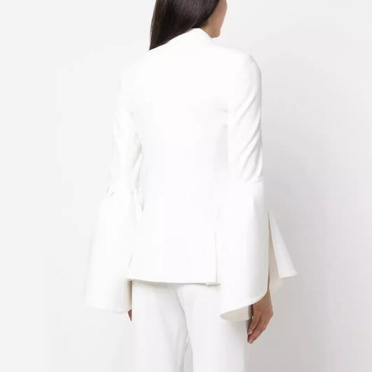 Damen Zweiteiliger Tailoring-Anzug mit tailliertem Einreiher und ausgestellten Ärmelabschlüssen Shop Nory