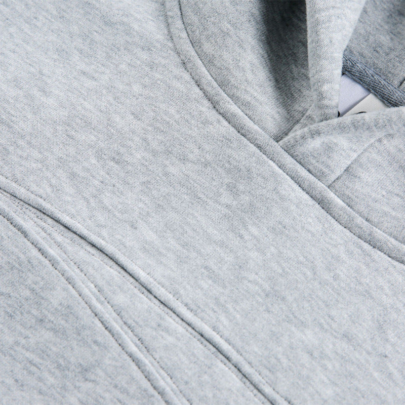 Unisex Oversize Kapuzenpullover aus Baumwollmix mit minimalistischen Nahtdetails Shop Nory