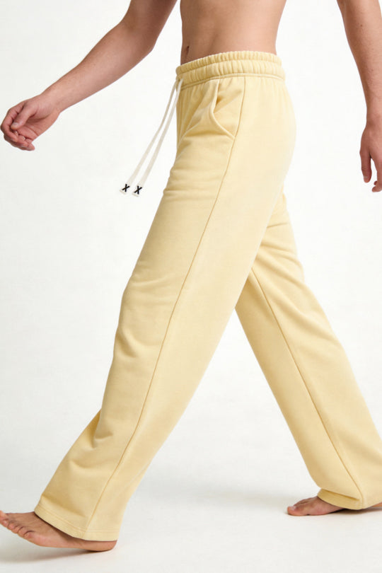 Herren Relaxed-Fit French-Terry Loungehose mit hohem Komfortbund und geradem Bein Shop Nory