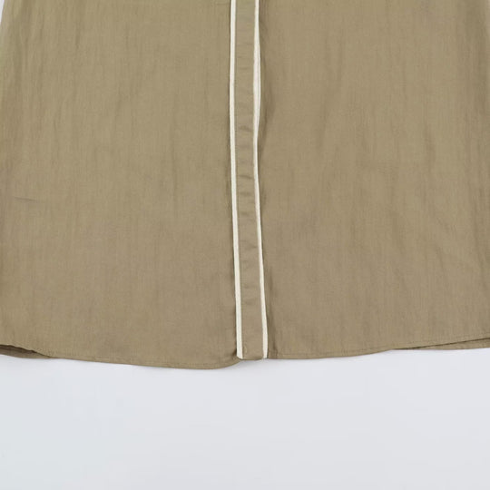 Damen Hemdblusenkleid mit Kontrastpaspel und Taillengürtel Shop Nory