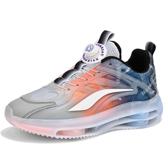 Unisex Transparente TPU-Sneaker mit sichtbarer Luftkammer und gradientem Mesh-Obermaterial Shopy Nory