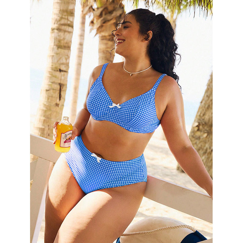 Damen Hochtaillierter Bikini mit gepolstertem Oberteil