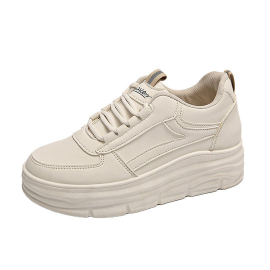 Damen Komfortable Plateau-Sneakers mit atmungsaktivem Obermaterial