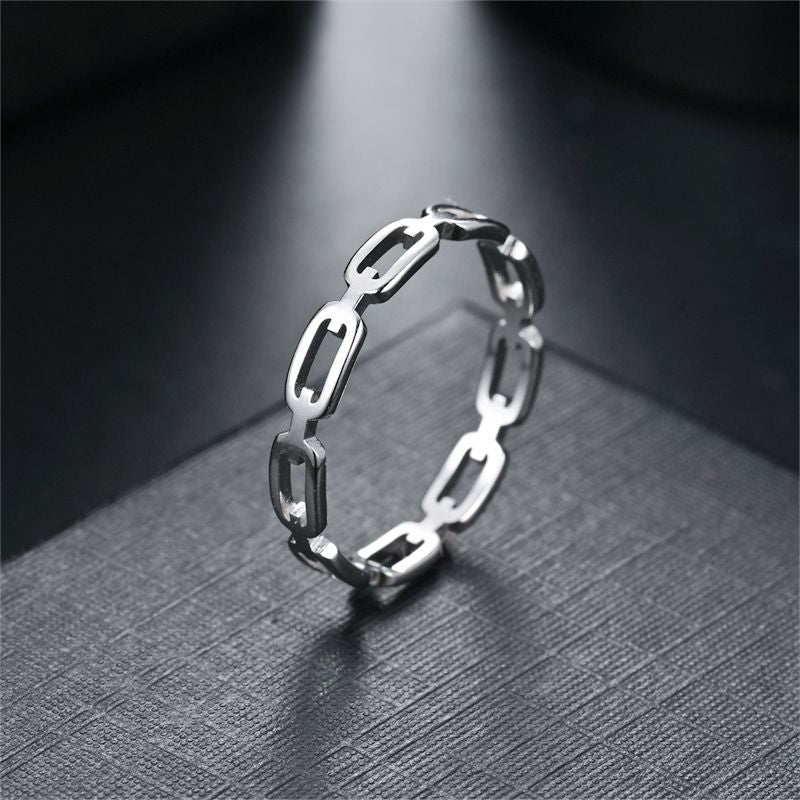 Damen Designer-Ring mit innovativem Kettendesign Shop Nory