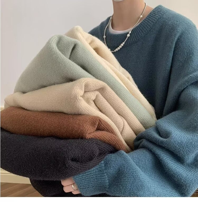 Damen Bequemer Oversize-Pullover Shop Nory