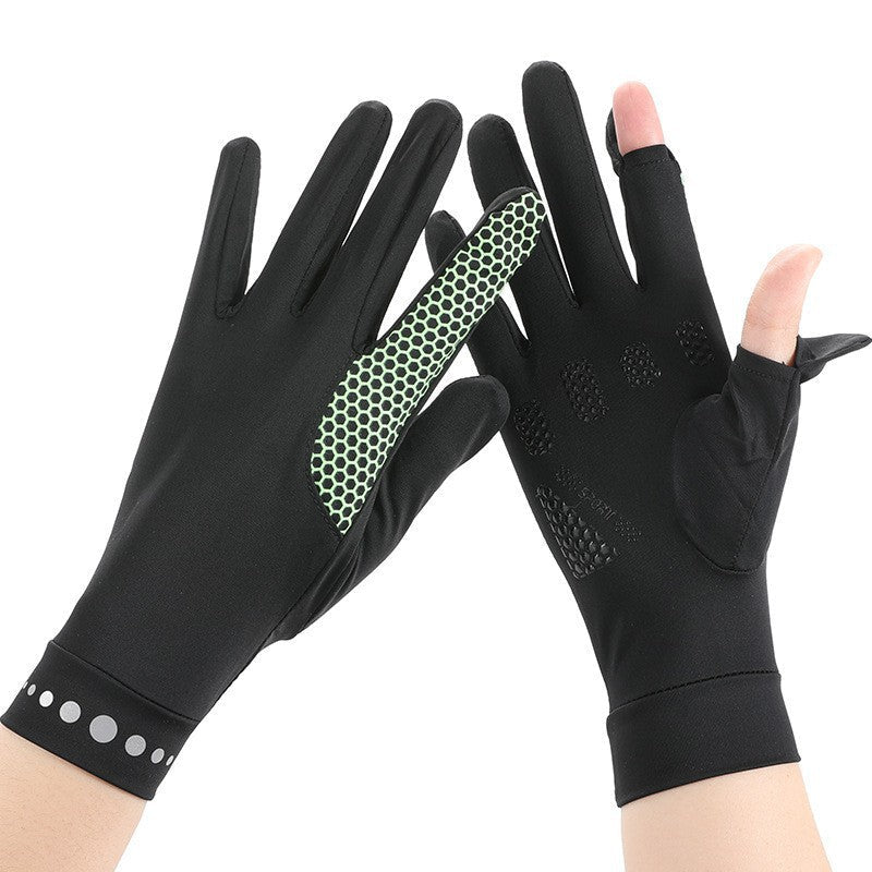 Sonnenschirm Eis Seide Handschuhe