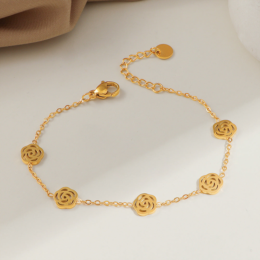 Damen Blumeninspiriertes Verstellbares Armband Shop Nory