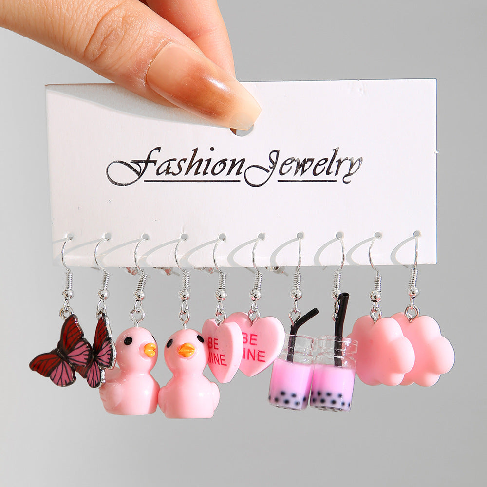 Damen Ohrringe Set mit verspielten Designs Shop Nory