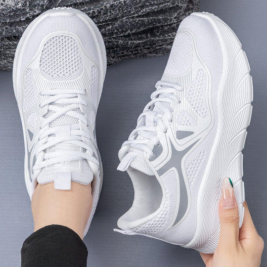 Damen Sportliche Laufschuhe mit atmungsaktivem Mesh-Obermaterial und gepolsterter Sohle
