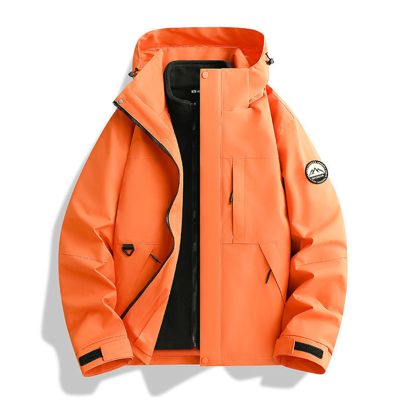 Damen Wasserabweisender Parka mit abnehmbarer Fleece-Innenjacke und Kapuze Shop Nory
