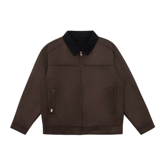 Herren Kurzblouson im Canvas-Workwear-Stil mit Cordkragen Shop Nory