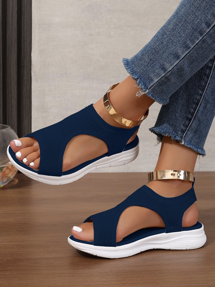 Damen Atmungsaktive Sport-Sandalen mit elastischem Obermaterial und rutschfester Sohle